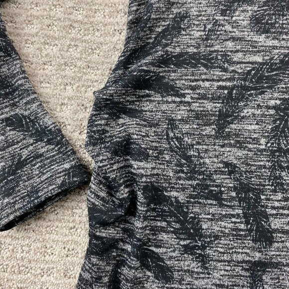 Thyme Maternity Long Sleeve Shirt Women Size Extra Large XL Gray Baby Bump - Picture 5 of 8